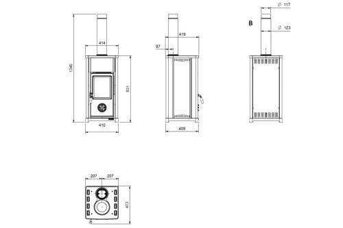 Preview: Kaminofen Tea von La Nordica